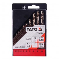 Bộ mũi khoan kim loại 10 chi tiết Yato YT-41603