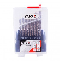 Bộ mũi khoan kim loại 19 chi tiết Yato YT-41604