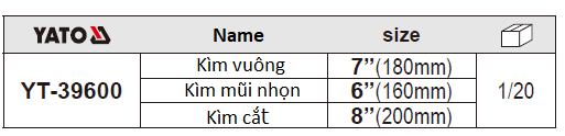 BỘ KÌM CÁCH ĐIỆN 3 CHI TIẾT