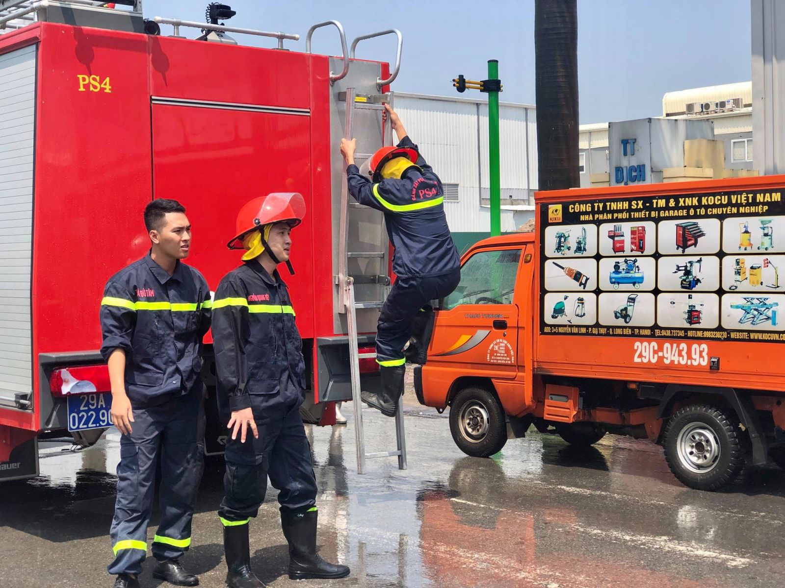 Kocu Việt Nam diễn tập PCCC