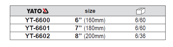 Kìm răng vuông chữ A Yato YT-6600