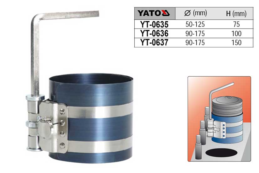 Vòng tháo lắp séc măng Yato YT-0635