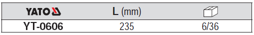 Kìm kẹp ống Yato YT-0606